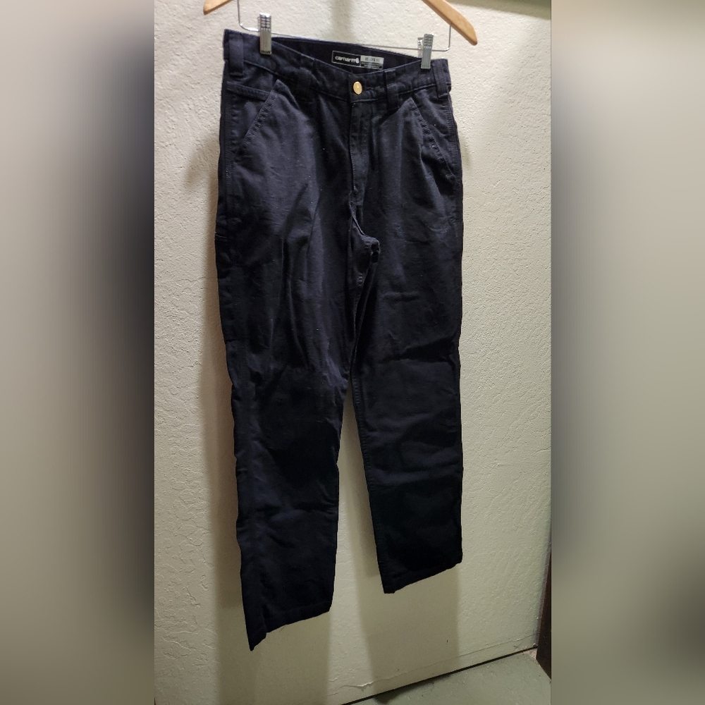 Carhartt- Rugged flex Relaxed fit Cancas work pant. Size 30x32. Black